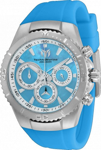 Technomarine Women's TM-220078 Manta Quartz Chronograph Blue Dial Watch