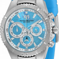 Technomarine Women's TM-220078 Manta Quartz Chronograph Blue Dial Watch