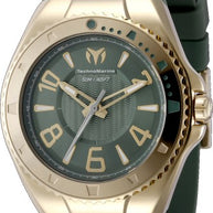 Technomarine Men's TM-225032 Lusso Mare Quartz 2 Hand Olive Green Dial Watch