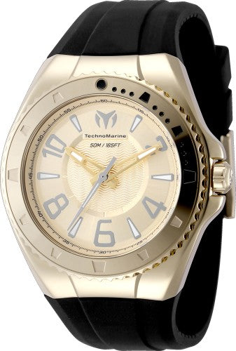 Technomarine Men's TM-225034 Lusso Mare Quartz 2 Hand Gold Dial Watch