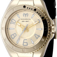 Technomarine Men's TM-225034 Lusso Mare Quartz 2 Hand Gold Dial Watch