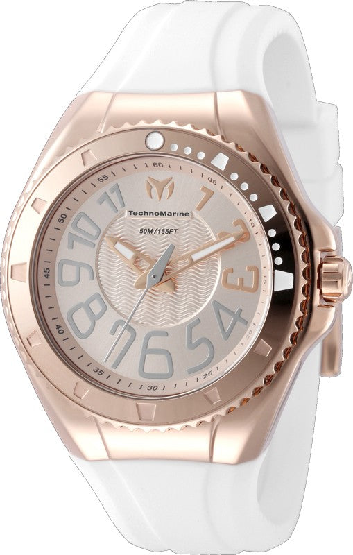 Technomarine Women's TM-225048 Lusso Mare Quartz 3 Hand Rose Gold Dial Watch