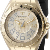 Technomarine Men's TM-225050 Lusso Mare Quartz 3 Hand Gold Dial Watch