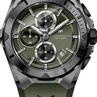 Technomarine Men's TM-318139 OCEAN Quartz VD57 Olive Green Dial Watch