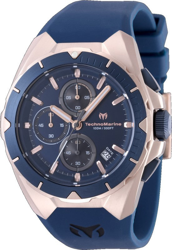 Technomarine Men's TM-318147 OCEAN Quartz VD57 Dark Blue Dial Watch