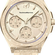 Technomarine Women's TM-318149 OCEAN Quartz VH63 Gold Dial Watch