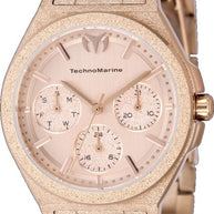 Technomarine Women's TM-318150 OCEAN Quartz VH63 Rose Gold Dial Watch