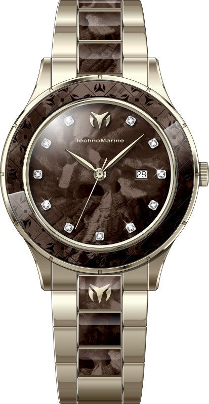 Technomarine Women's TM-725058 Sea Quartz VJ22 Brown Dial Watch