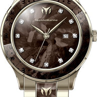 Technomarine Women's TM-725058 Sea Quartz VJ22 Brown Dial Watch