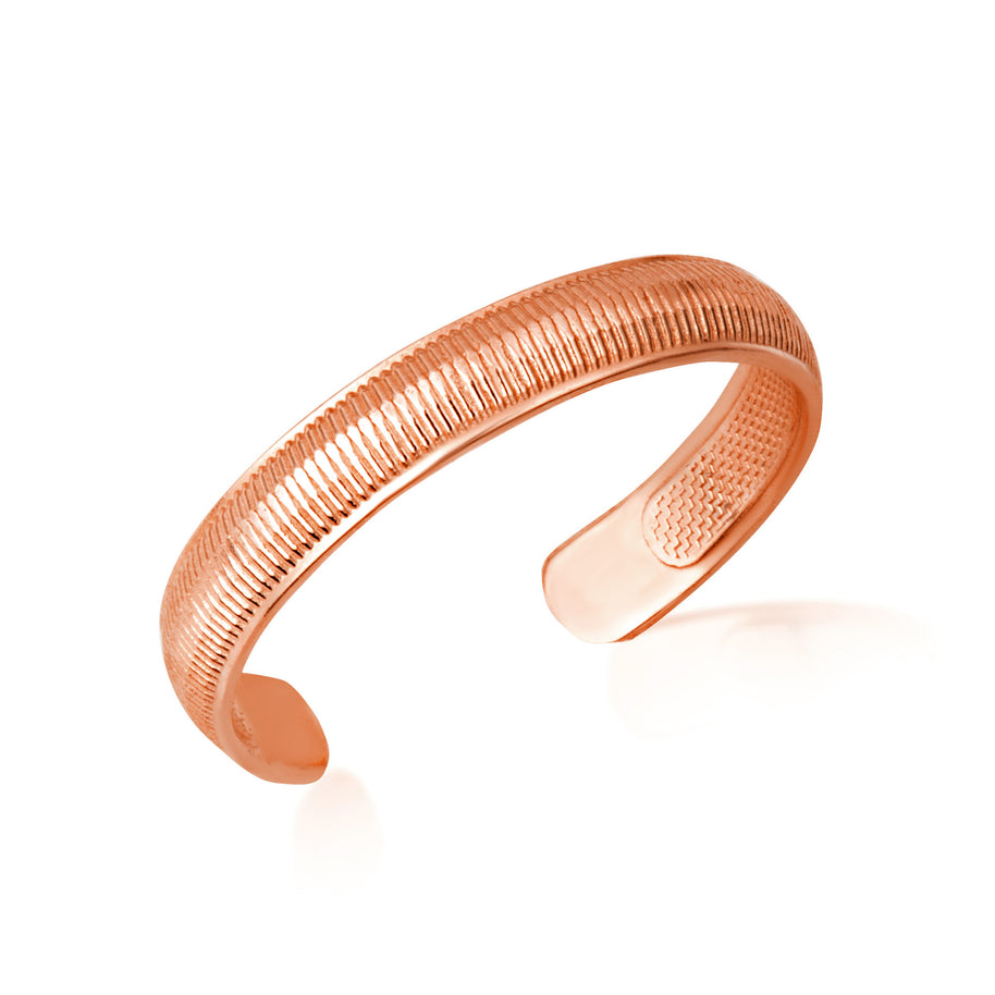 Gold Woman's Elegant Classic Toe Ring (Available in Yellow/Rose/White Gold)