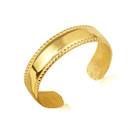 Gold Polished Trendy Toe Ring (Available in Yellow/Rose/White Gold)