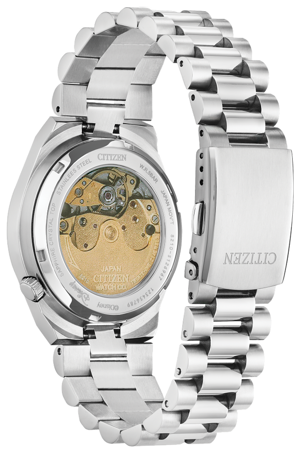 Citizen NJ0200-50W TSUYOSA Minnie Mouse Pink Sunray Dial Stainless Steel Unisex Watch