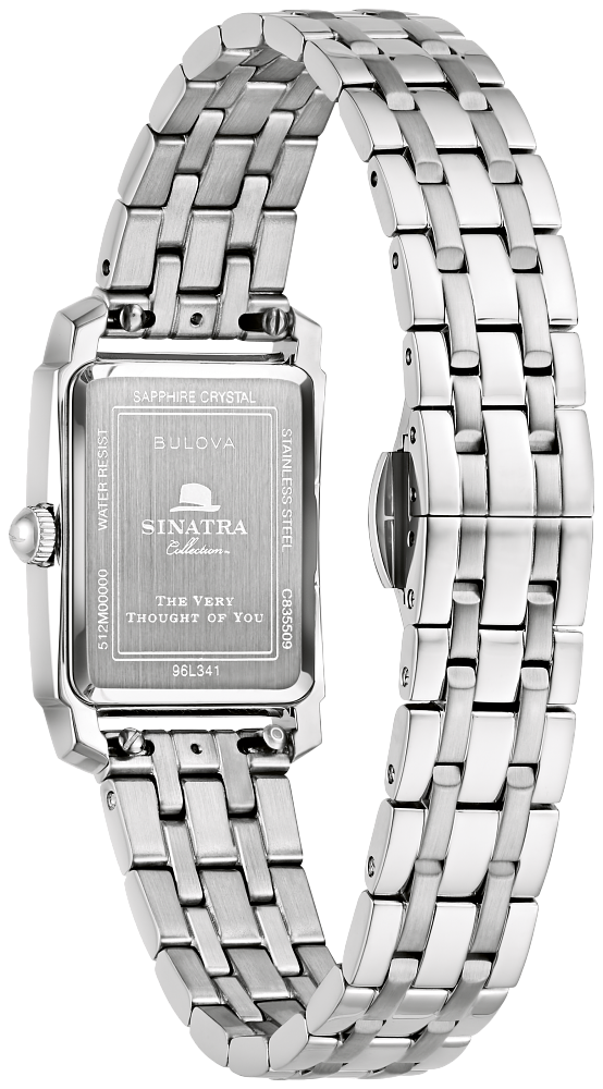 96L341 Bulova Frank Sinatra Silver Tone Women's Watch