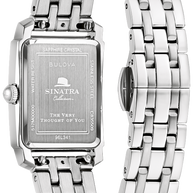 96L341 Bulova Frank Sinatra Silver Tone Women's Watch