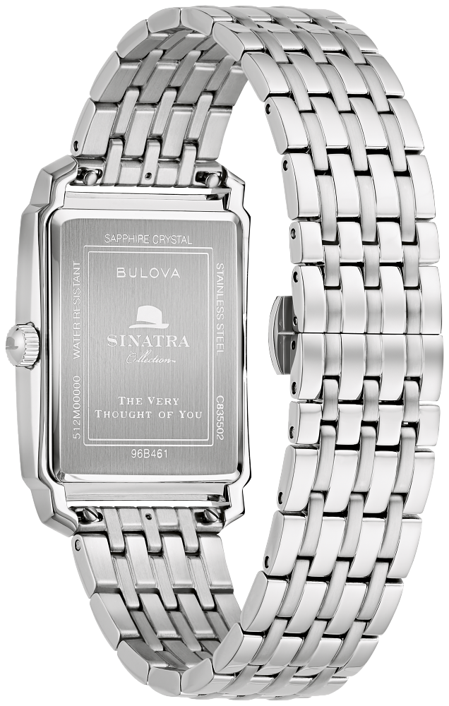 96B461 Bulova Frank Sinatra Silver-Tone Men's Watch