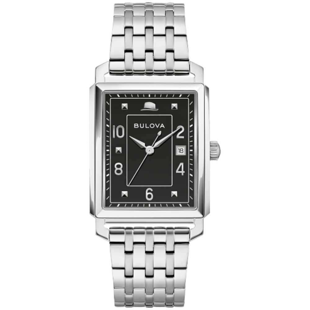 96B461 Bulova Frank Sinatra Silver-Tone Men's Watch