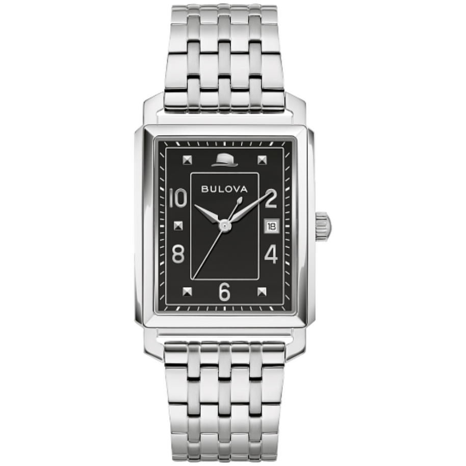 96B461 Bulova Frank Sinatra Silver-Tone Men's Watch