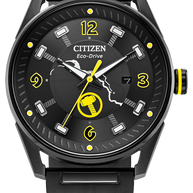 Citizen BM6987-50W Marvel Classic Thor Black Dial Stainless Steel Men's Watch