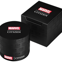 Citizen AW1019-52W Marvel Tony Stark Eco-Drive Black Steel Bracelet Men's Watch