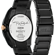 Citizen AW1019-52W Marvel Tony Stark Eco-Drive Black Steel Bracelet Men's Watch