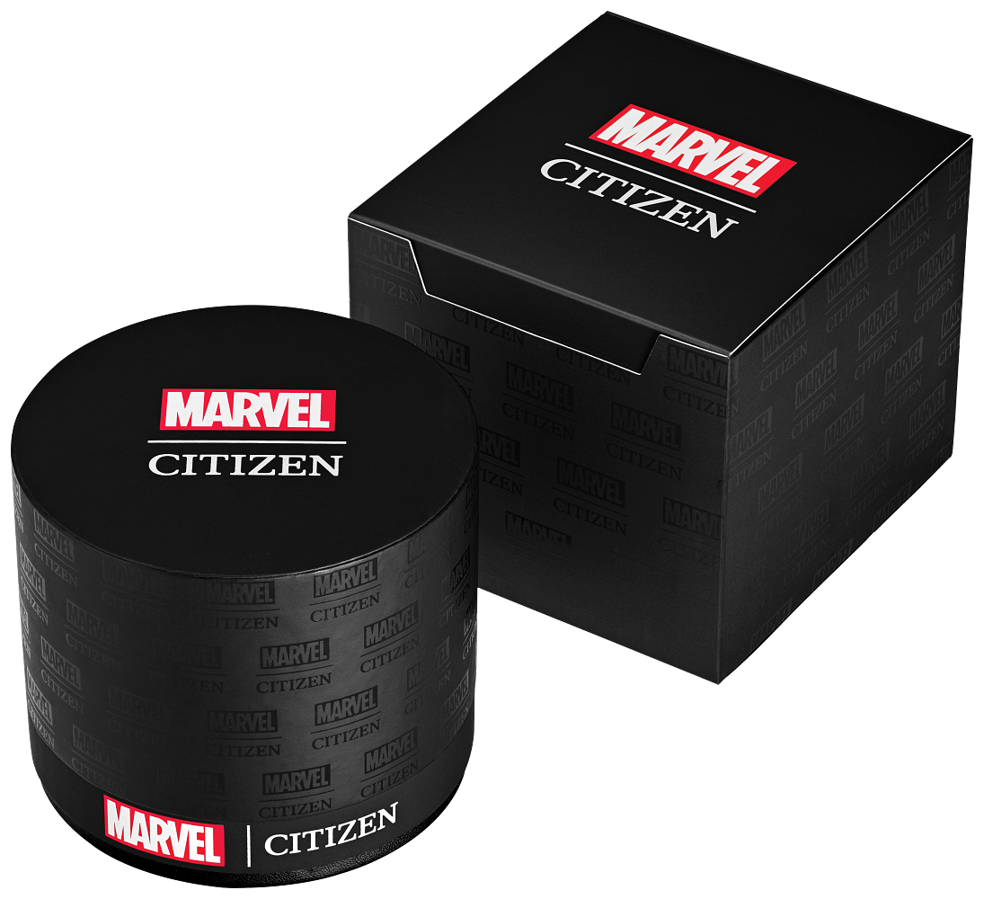 Citizen BV1140-00W Eco-Drive Marvel Captain America Dark Gray Stainless Steel Men's Watch