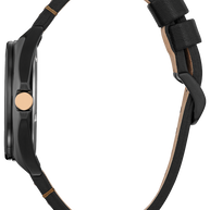 Citizen AW2075-05W Marvel Tony Stark Black Dial Leather Band Men's Watch