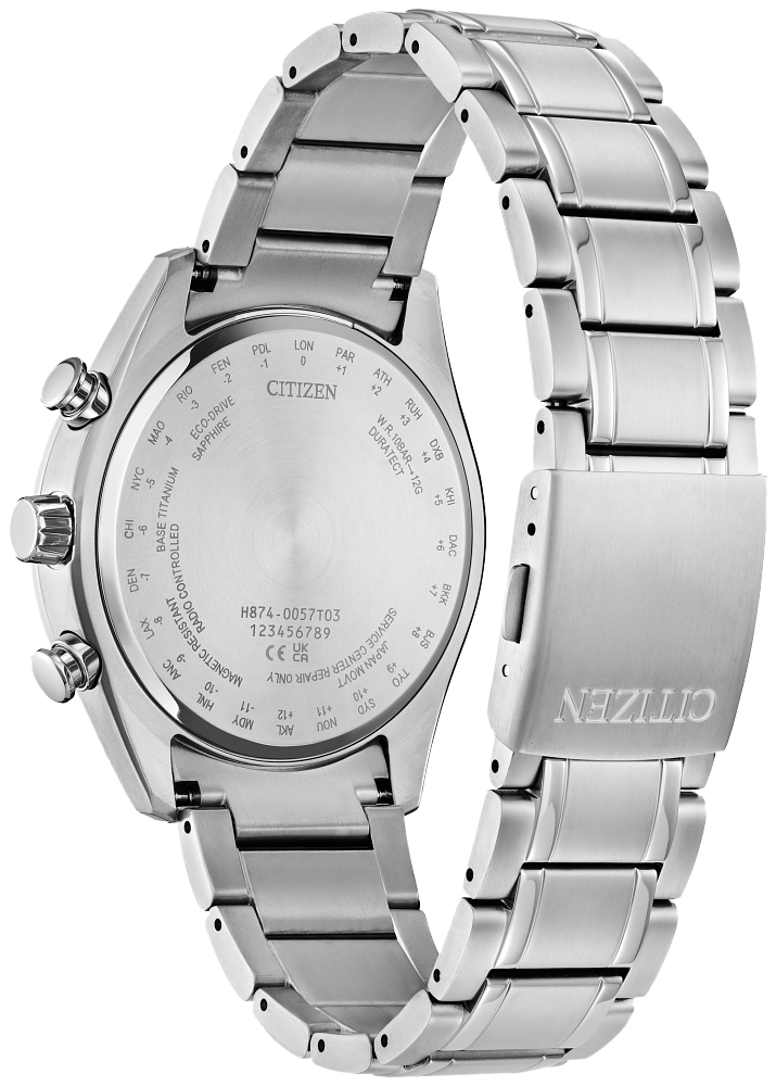 Citizen BY1010-57H Tsuki-yomi A-T Perpetual Grey Dial Men's Watch