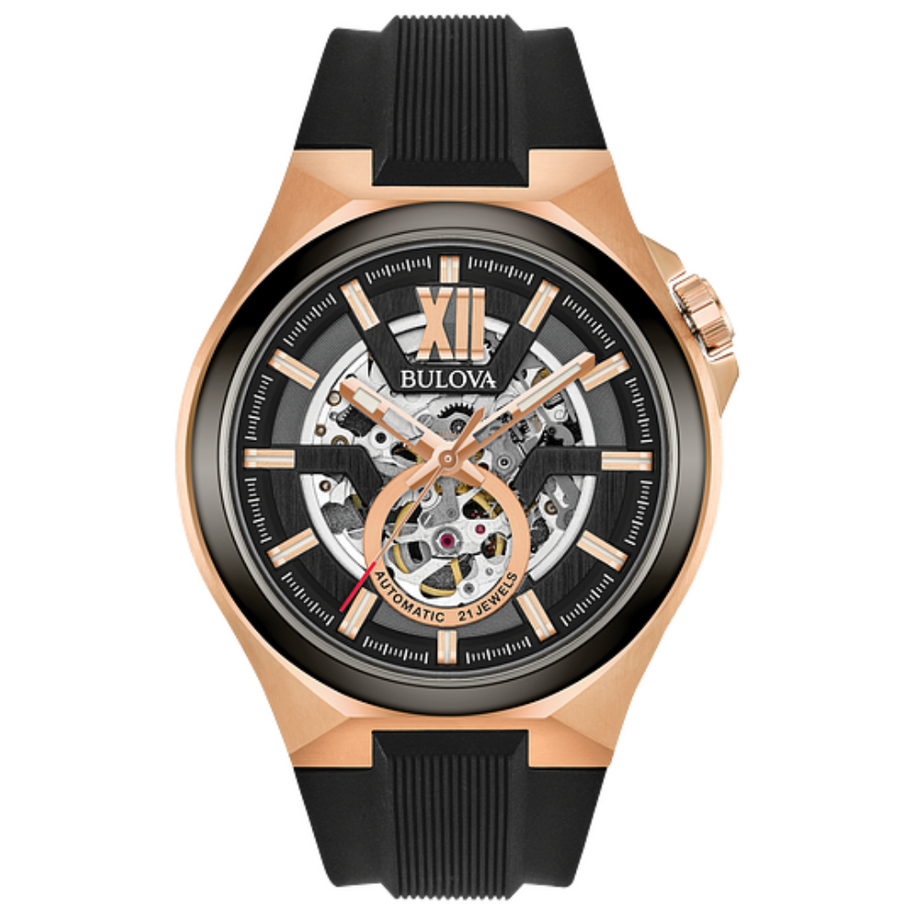 98A177 Bulova Classic Black Dial Automatic Men's Watch