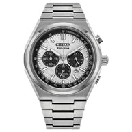 CITIZEN CA4610-85A Zenshin Chrono Chronograph White Dial Men's Watch