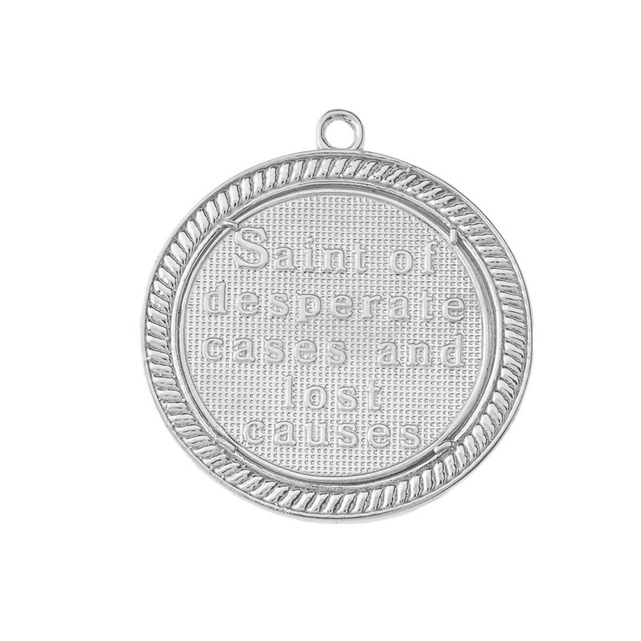 Gold Religious Patron Saint Helena Oval Medallion Pendant Necklace (Available in Yellow/Rose/White) (Copy)