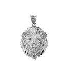 Lion's Head Medium Pendant Necklace (1.32