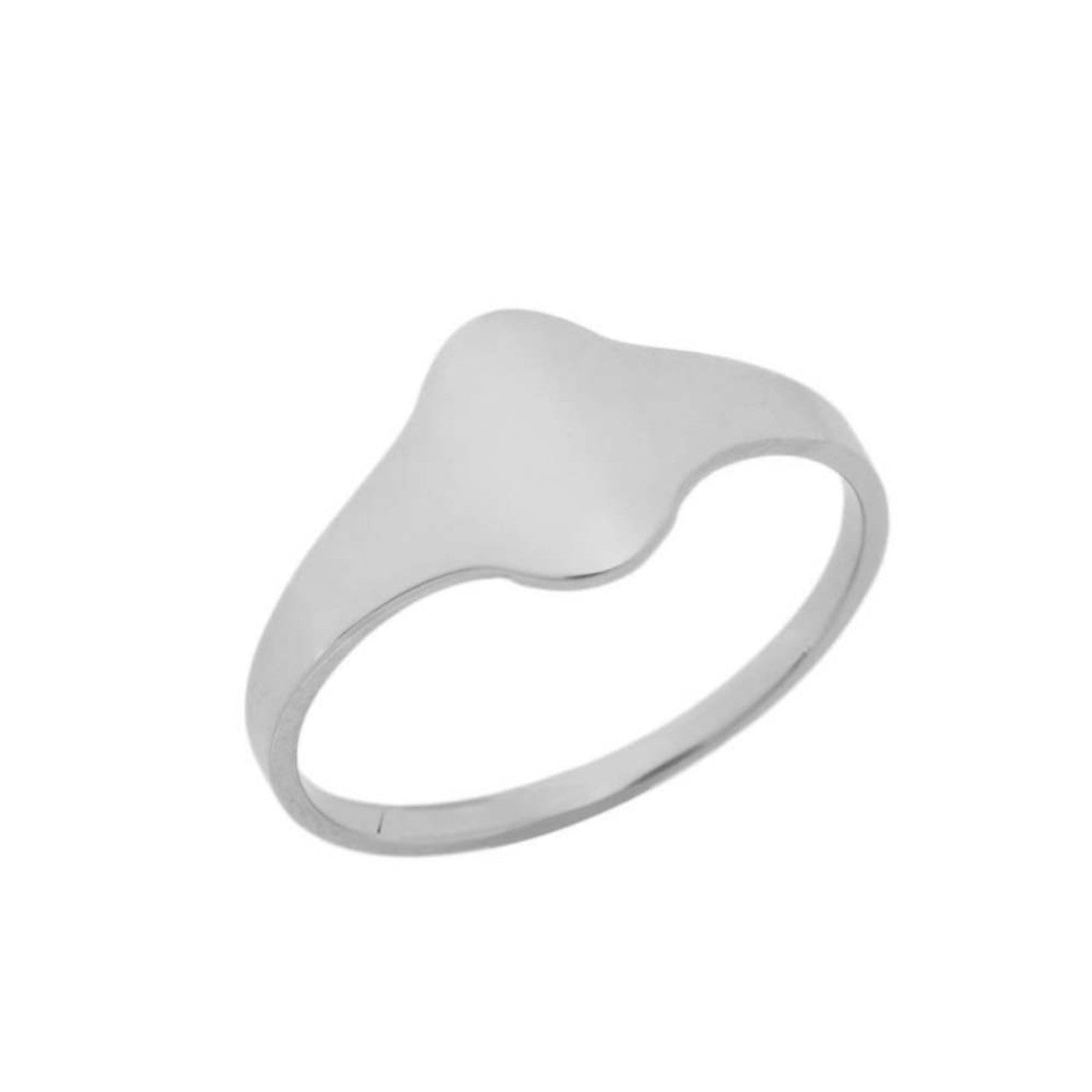 Gold Oval Signet Ring (Available in Yellow/Rose/White Gold)