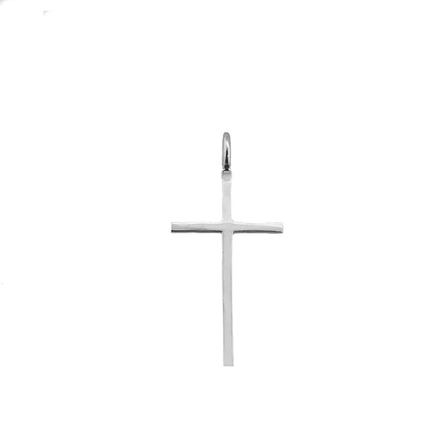 10K/14K Gold Dainty Cross Necklace (1.16") (Available in Yellow Gold, Rose Gold, White Gold)
