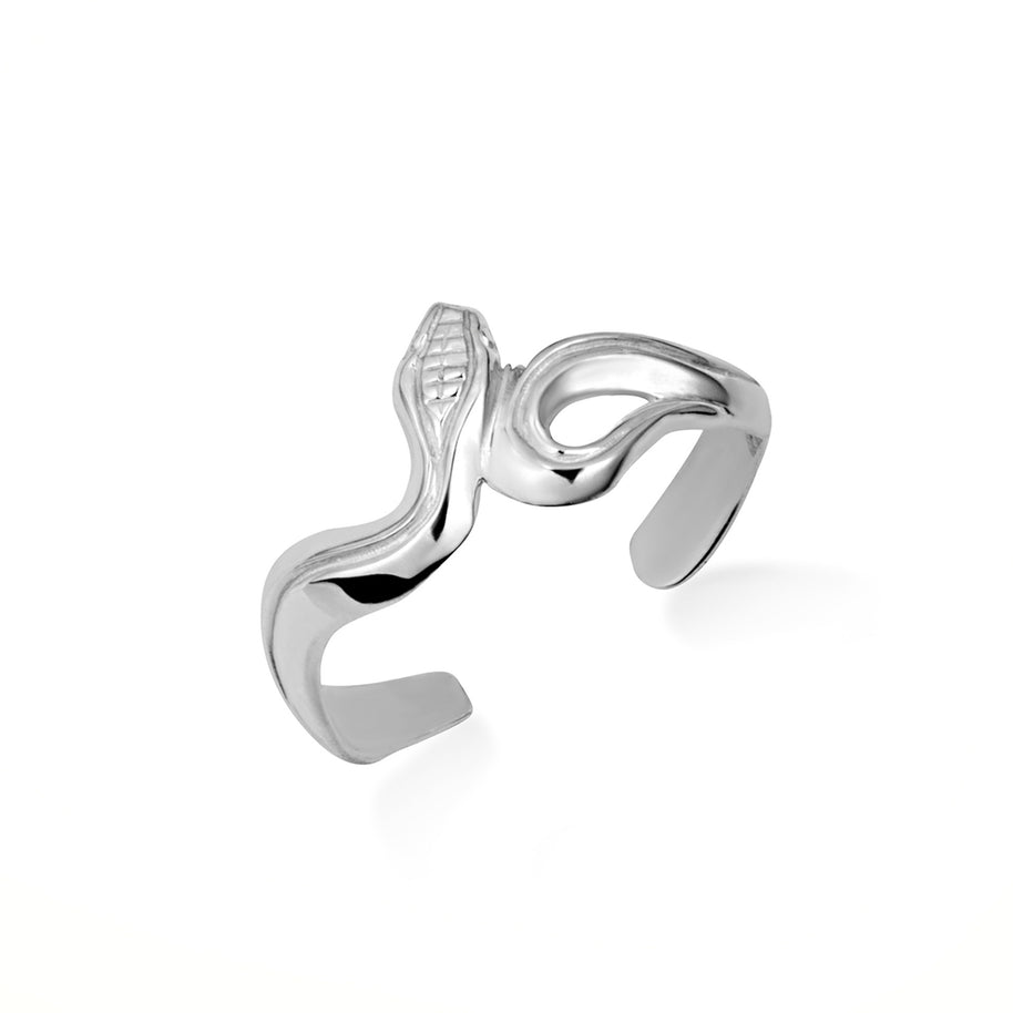 Gold Serpent Snake Toe Ring (Available in Yellow/Rose/White Gold)