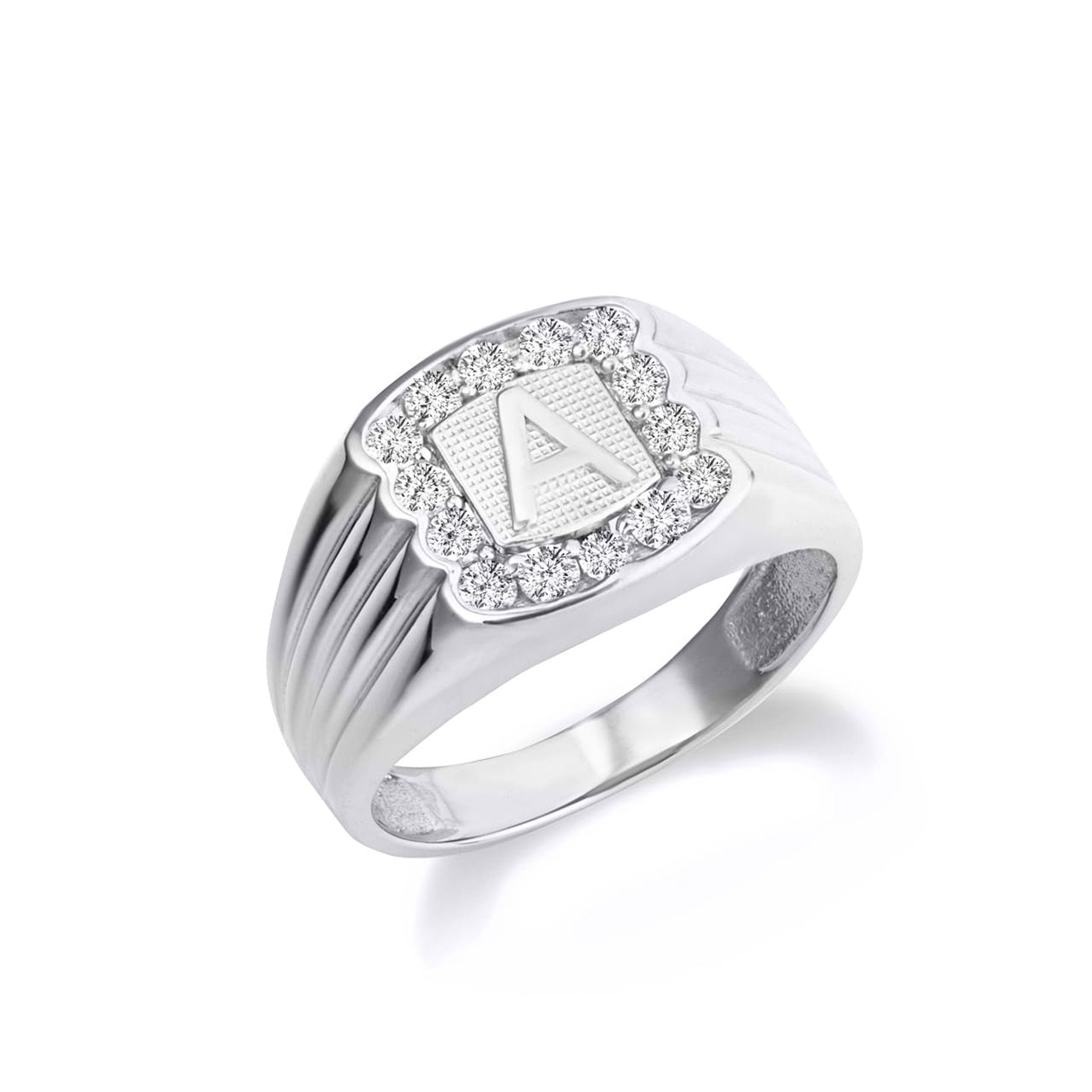 Gold Cubic Zirconia Letter 