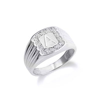 Gold Cubic Zirconia Letter 