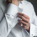 .925 Sterling Silver Oval Cross Engravable Signet Pinky Ring