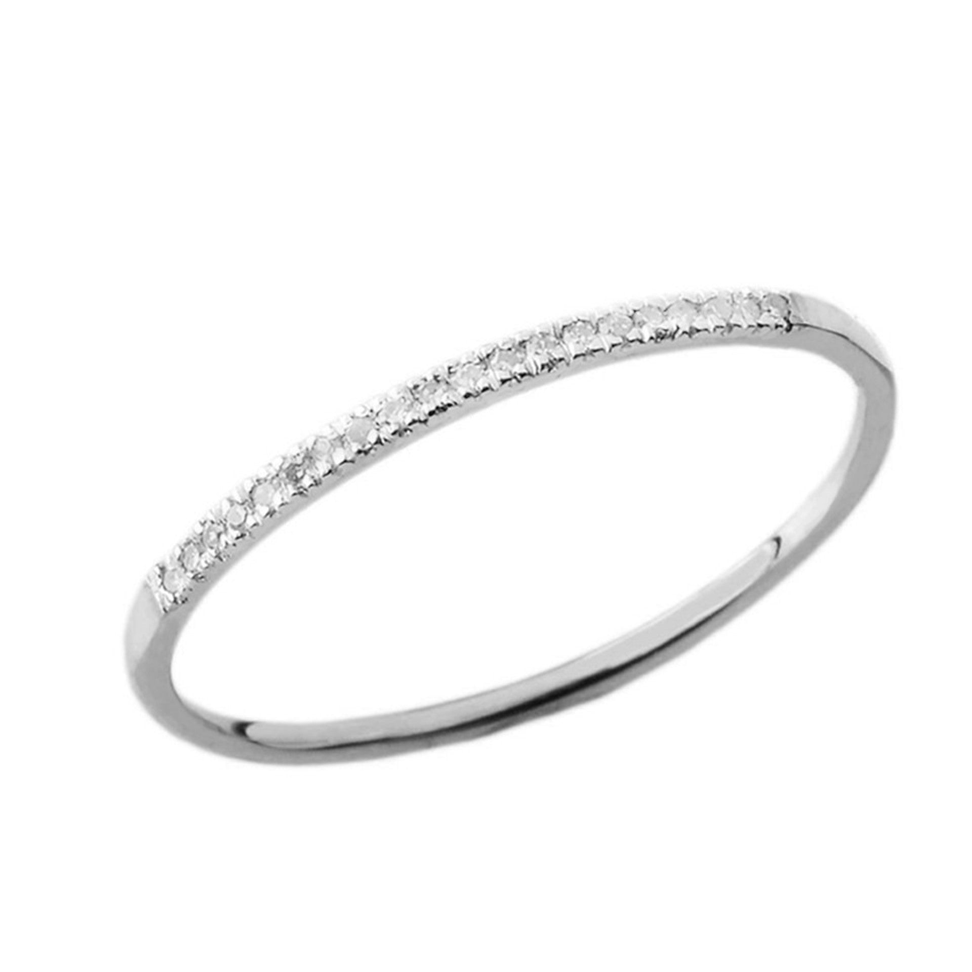 Gold Pavé Set Diamond Ring (Available in Yellow/Rose/White Gold)