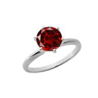 Gold 3.0 ct Lab Created Solitaire Engagement Ring (Available in Yellow/Rose/White Gold)