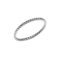 Rope Midi Design Ring in Gold (Yellow/Rose/White)