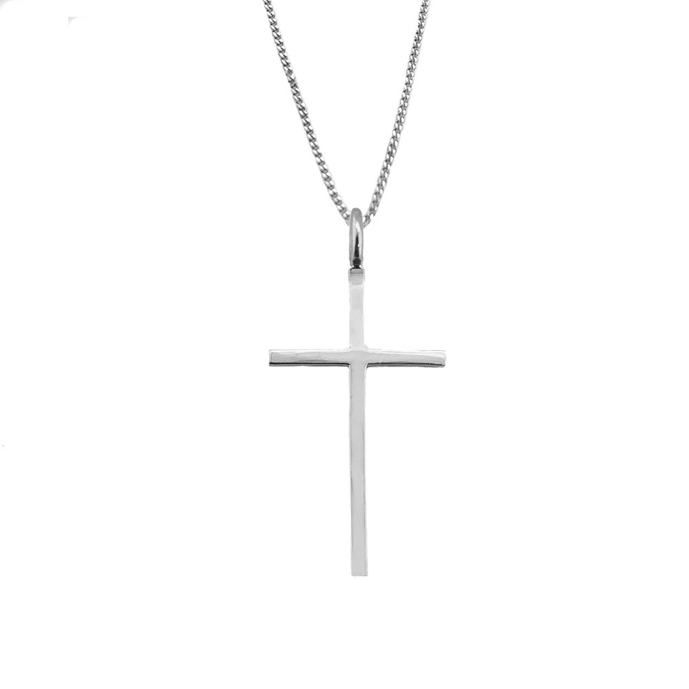 10K/14K Gold Dainty Cross Necklace (1.16