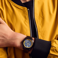 Citizen AW1435-66W Eco-Drive Marvel Wolverine Blue Dial Leather Strap Men's Watch