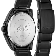 Citizen AW1435-66W Eco-Drive Marvel Wolverine Blue Dial Leather Strap Men's Watch