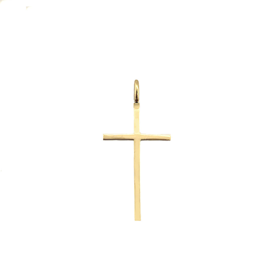 10K/14K Gold Dainty Cross Necklace (1.16