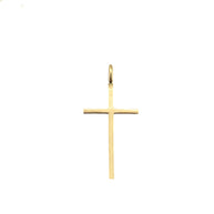 10K/14K Gold Dainty Cross Necklace (1.16