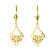 Designer Celtic Knot Statement Earrings(Available in Yellow/Rose/White Gold)