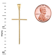 Gold Dainty Cross Pendant Necklace (1.70