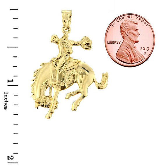 Gold Rooster Pendant (Available In Yellow/Rose/White Gold) (Copy)