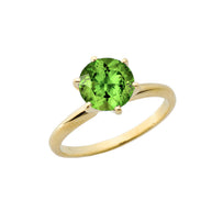 Gold 3.0 ct Lab Created Solitaire Engagement Ring (Available in Yellow/Rose/White Gold)