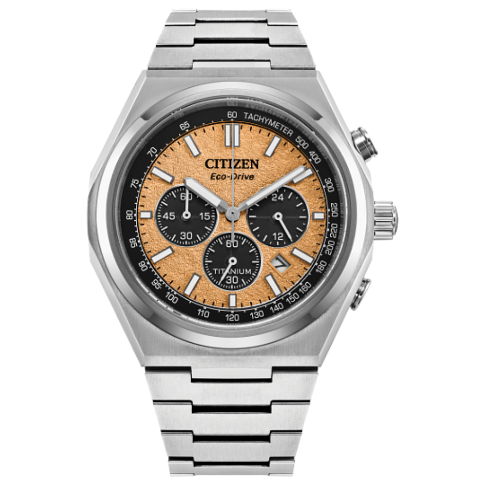 Citizen CA4610-85Z Zenshin Chrono Eco-Drive Super Titanium Men's Watch